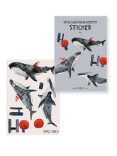 Laden Sie das Bild in den Galerie-Viewer, Spülmaschinenfeste Sticker &quot;Hai&quot; | Pocket Edition