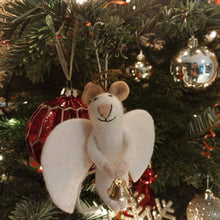 Laden Sie das Bild in den Galerie-Viewer, Angelica Maus Filzanhänger für Weihnachten | Felt so good