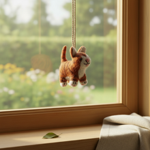 Laden Sie das Bild in den Galerie-Viewer, Colin die Katze aus Filz – Handmade in Nepal 🐈