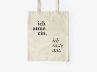 Baumwolltasche / Ich Atme Ein
