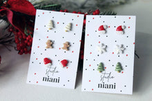 Laden Sie das Bild in den Galerie-Viewer, Weihnachtsohrringe, 3x Sets, Unikate