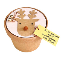 Laden Sie das Bild in den Galerie-Viewer, Rentierbecher mit Cappuccino-Bällchen – witziges Weihnachtsgeschenk