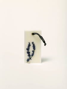 Lavendel, Palo Santo und Safran, Wachsriegel
