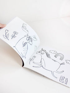ABC Malbuch mit heraustrennbaren Seiten