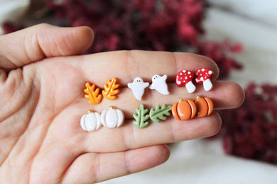 Herbst / Halloween Ohrstecker, Unikate