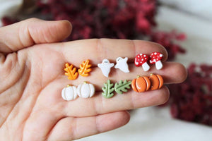 Herbst / Halloween Ohrstecker, Unikate