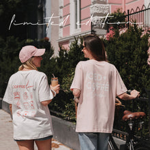 Laden Sie das Bild in den Galerie-Viewer, Eulenschnitt Coffee Lover T-Shirt Off-White – Limited Edition ☕️❤️