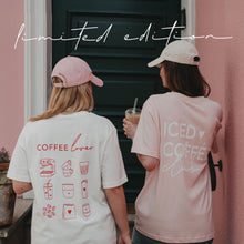 Laden Sie das Bild in den Galerie-Viewer, Eulenschnitt Iced Coffee Club T-Shirt – Limited Summer Edition ☕️