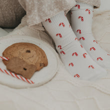Laden Sie das Bild in den Galerie-Viewer, Socken XMAS Zuckerstange | Matching Socken für Gross &amp; Klein