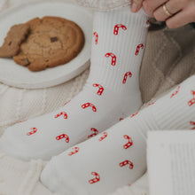 Laden Sie das Bild in den Galerie-Viewer, Socken XMAS Zuckerstange | Matching Socken für Gross &amp; Klein