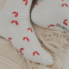 Laden Sie das Bild in den Galerie-Viewer, Socken XMAS Zuckerstange | Matching Socken für Gross &amp; Klein