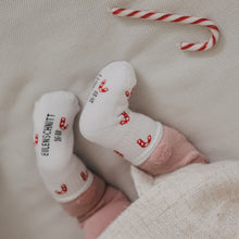 Laden Sie das Bild in den Galerie-Viewer, Babysocken XMAS Zuckerstangen