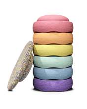 Laden Sie das Bild in den Galerie-Viewer, Rainbow Set 6+1 pastel