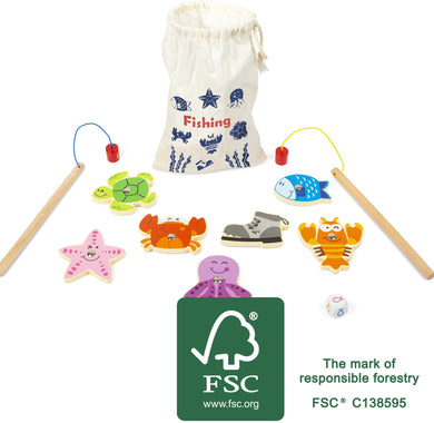 Fische angeln Reisespiel, FSC
