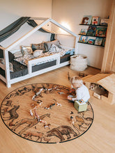 Laden Sie das Bild in den Galerie-Viewer, Kork Kinderteppich - Spielteppich - Kork - Arche Noah - rund
