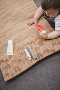 2 in 1 Wickelunterlage to go - Kork
