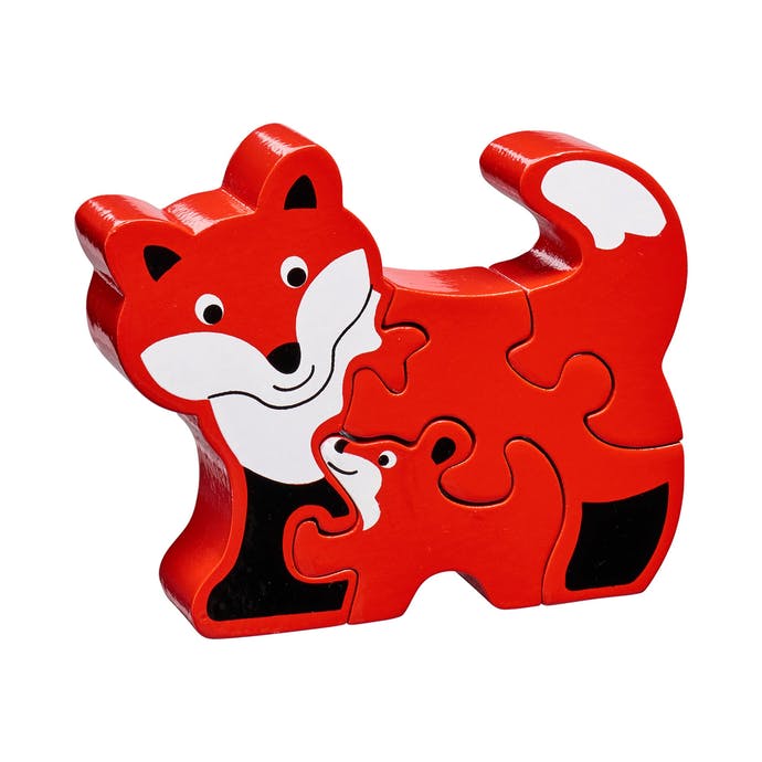 Fuchs mit Jungtier, Puzzle, Fairtrade