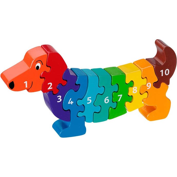Dackel Puzzle, 1-10, Fairtrade