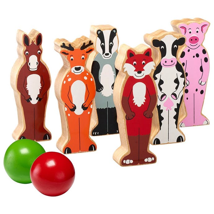 Bowlingset, Landtiere, Fairtrade