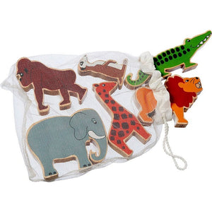 Tiere der Welt, Dschungel, 6er Set, Fairtrade