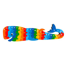 Laden Sie das Bild in den Galerie-Viewer, Wal Puzzle, A-Z, Fairtrade