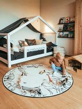 Laden Sie das Bild in den Galerie-Viewer, Kork Kinderteppich - Spielteppich - Kork - Arche Noah - rund