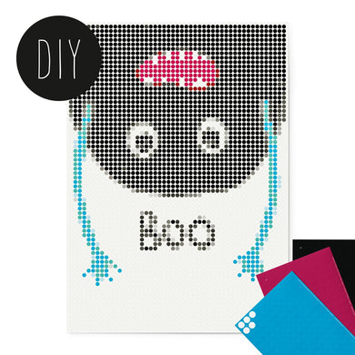 Dot on art kids - Monster - DIY - 50x70 cm
