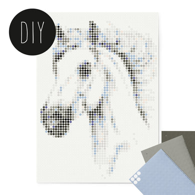 Dot on art kids - Pferd - DIY - 50x70 cm