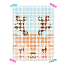 Laden Sie das Bild in den Galerie-Viewer, Dot on art kids - Rentier - DIY - 30x40 cm