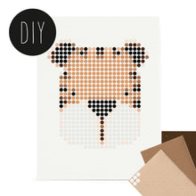 Laden Sie das Bild in den Galerie-Viewer, Dot on art kids - Tiger - DIY - 30x40 cm