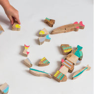 Fische - Holz - Magnetisch