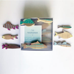 Fische - Holz - Magnetisch