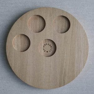 Kerzenbrett - Eiche - 32 cm