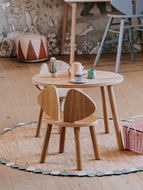 Kork Kinderteppich - Spielteppich - Kork - Loose Dots - Rund