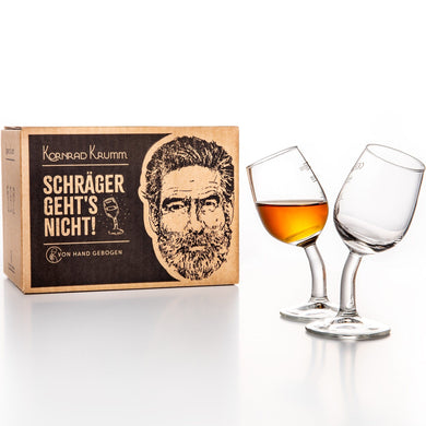 Kornrad Krumm - Schräger geht's nicht - Schnapsgläser - handmade