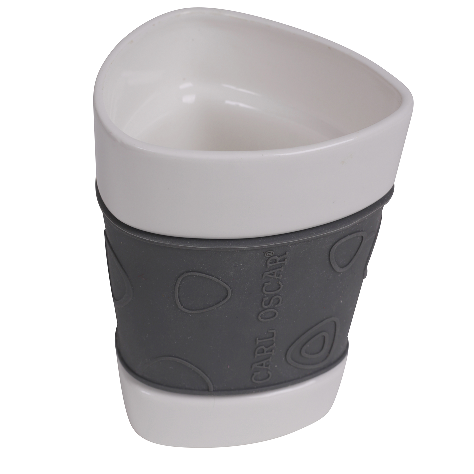 Porcelain Mugs - TREND, Grey (Set of 2)
