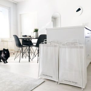 TURKU XL - recycling holder - white