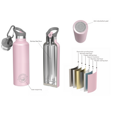 Laden Sie das Bild in den Galerie-Viewer, TEMPflask ™ 0.7 L - Edelstahlflasche 0.7 L - Pink