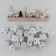 Adventskalender - Holz - Buchenholz