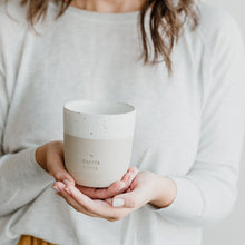Laden Sie das Bild in den Galerie-Viewer, Steingut Becher - Tasse - Coffee Lover - handmade