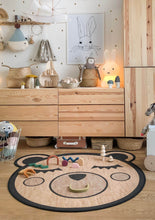 Laden Sie das Bild in den Galerie-Viewer, Kork Kinderteppich - Spielteppich - Kork - Schlafbär Hugo