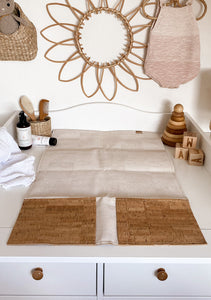 2 in 1 Wickelunterlage to go - Kork