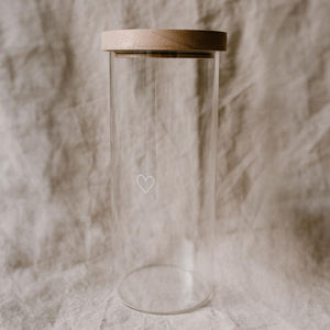 Vorratsglas - Herz - 25 cm