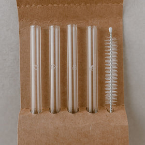 Glasstrohhalme - 4er Set - Weihnachten