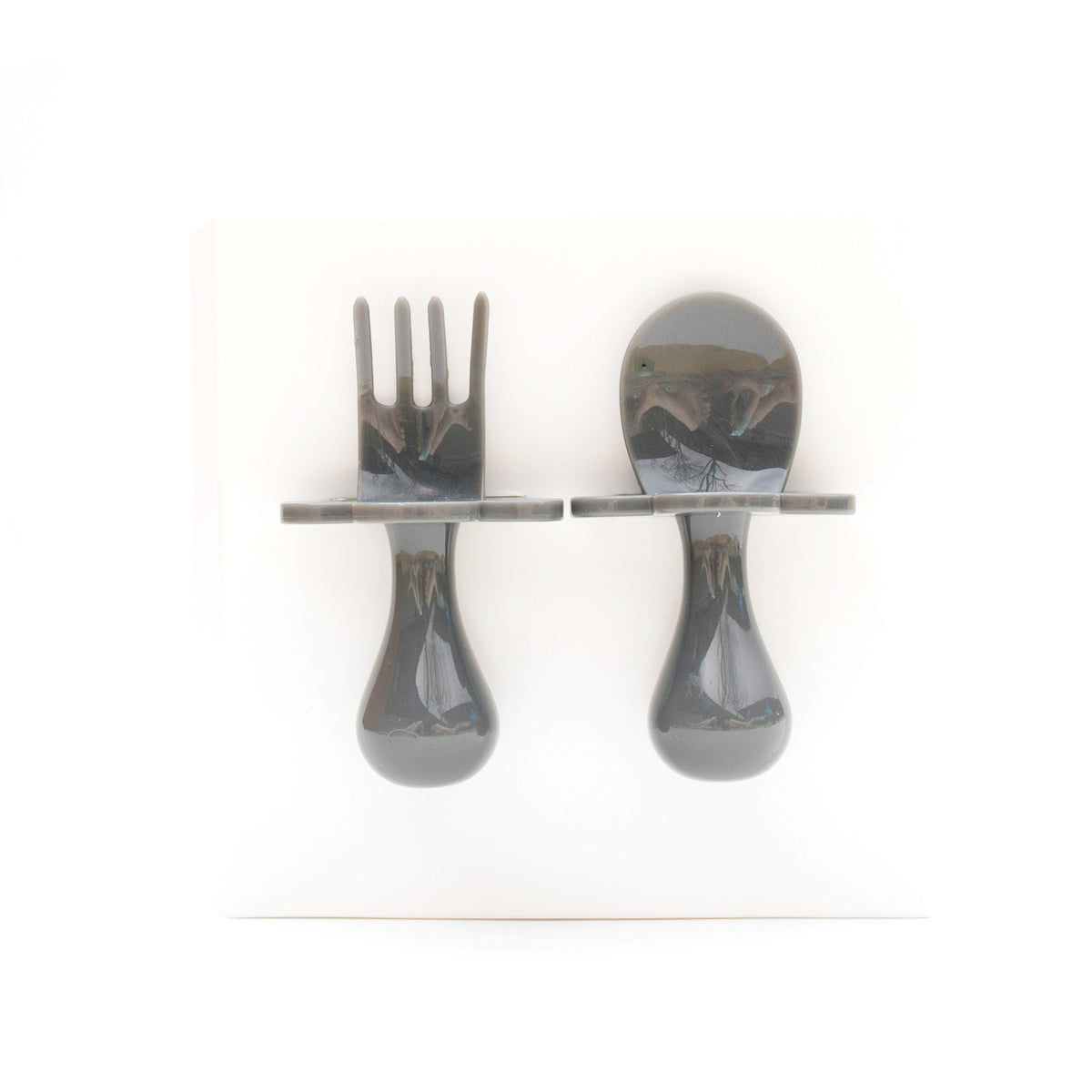 Grabease Ergonomisches Besteck Set 3-teilig - Edelstahl Kinderbesteck Ab 18 Monate