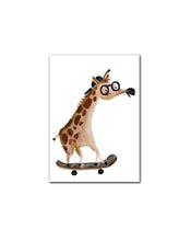 Laden Sie das Bild in den Galerie-Viewer, Postkarte Giraffe