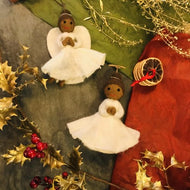 Engel für den Weihnachtsbaum- Handgemacht - Filzfigur