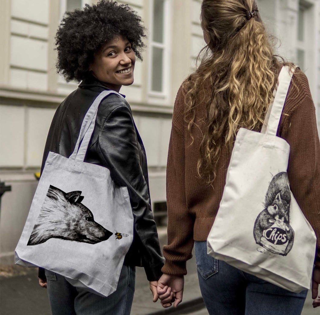 Jutetasche - Die Begegnung