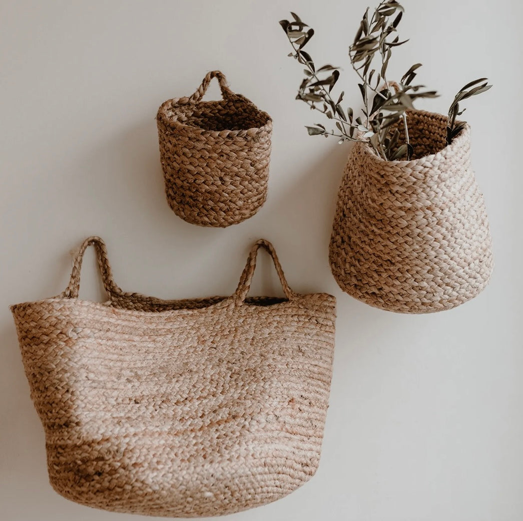 Aufbewahrungskorb aus Jute - klein
