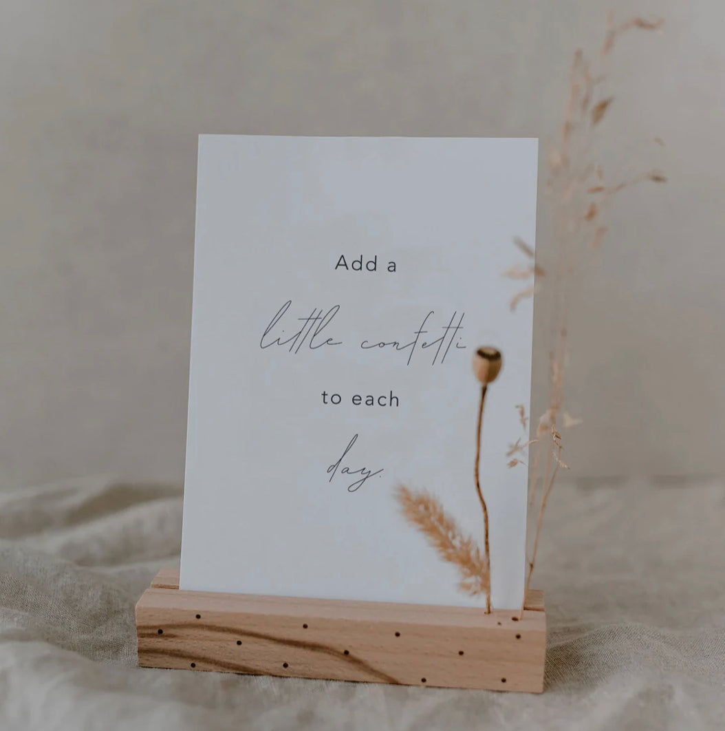 Postkarte - Confetti